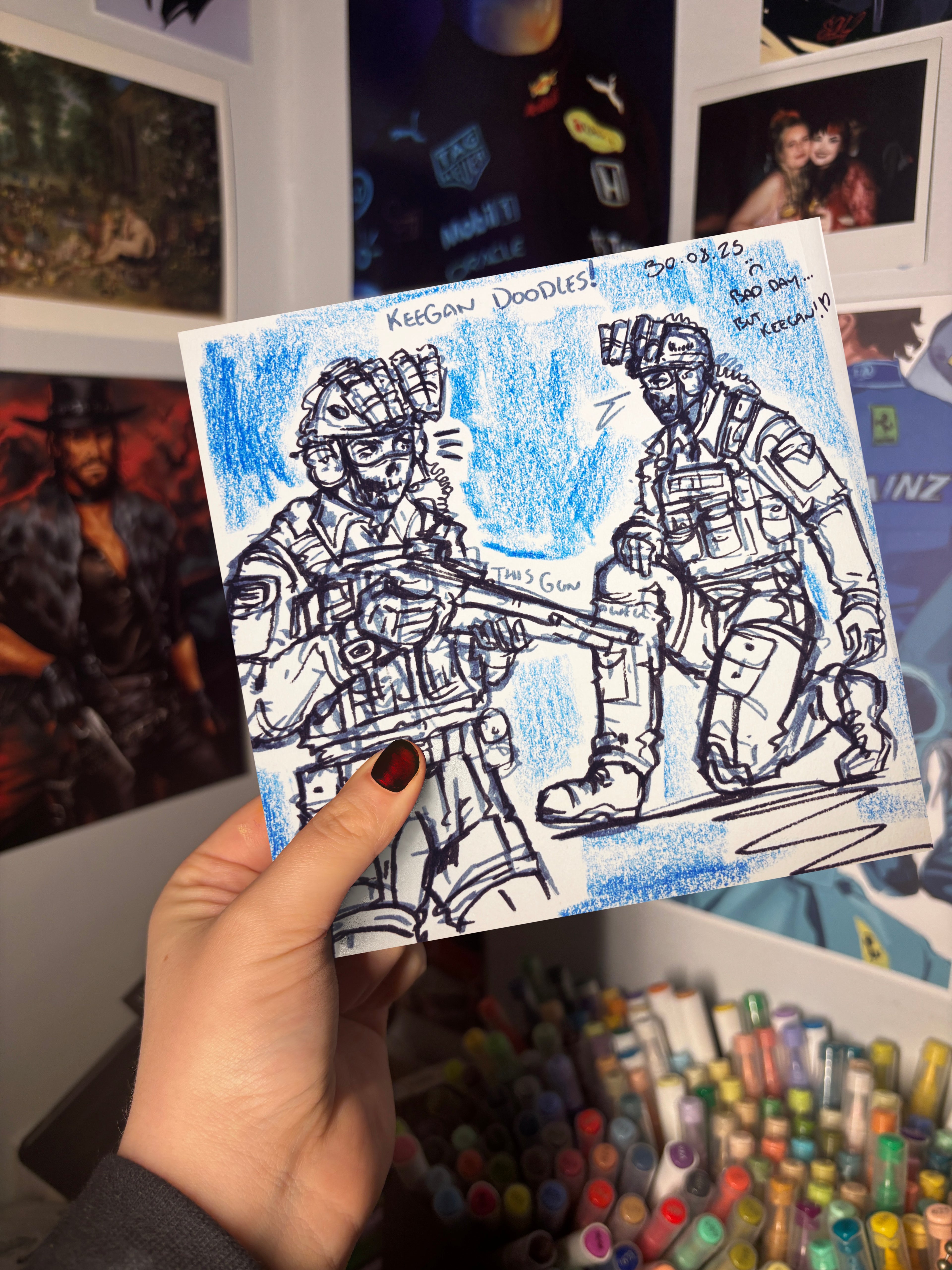 KEEGAN SKETCH ART PRINT