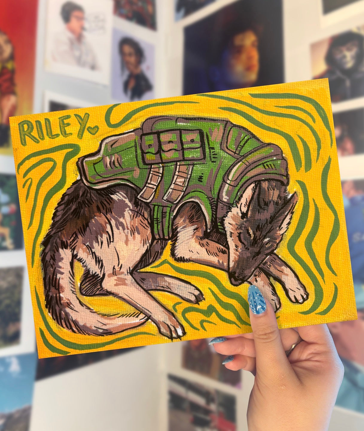 RILEY ART PRINT