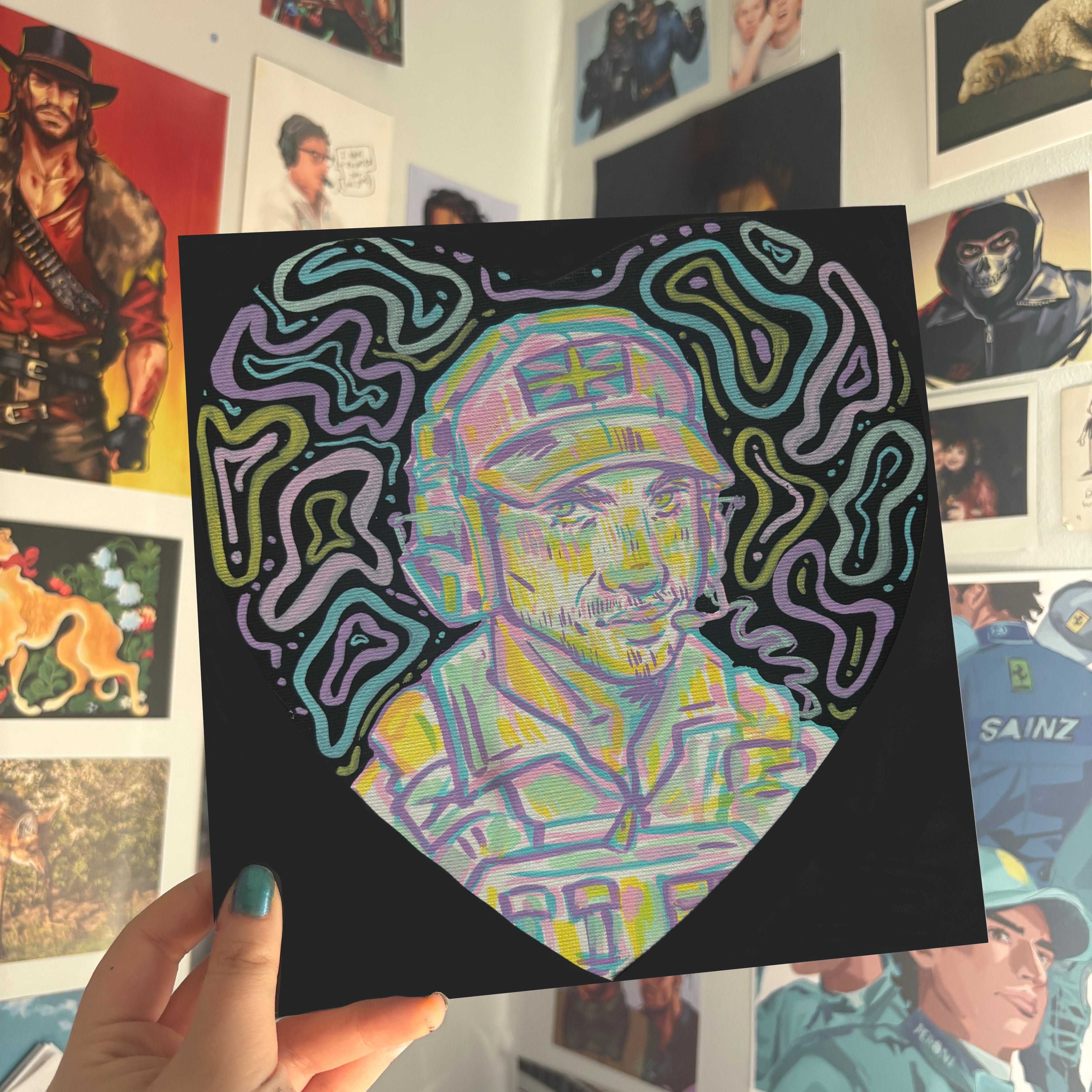 COD PASTEL HEART PRINTS