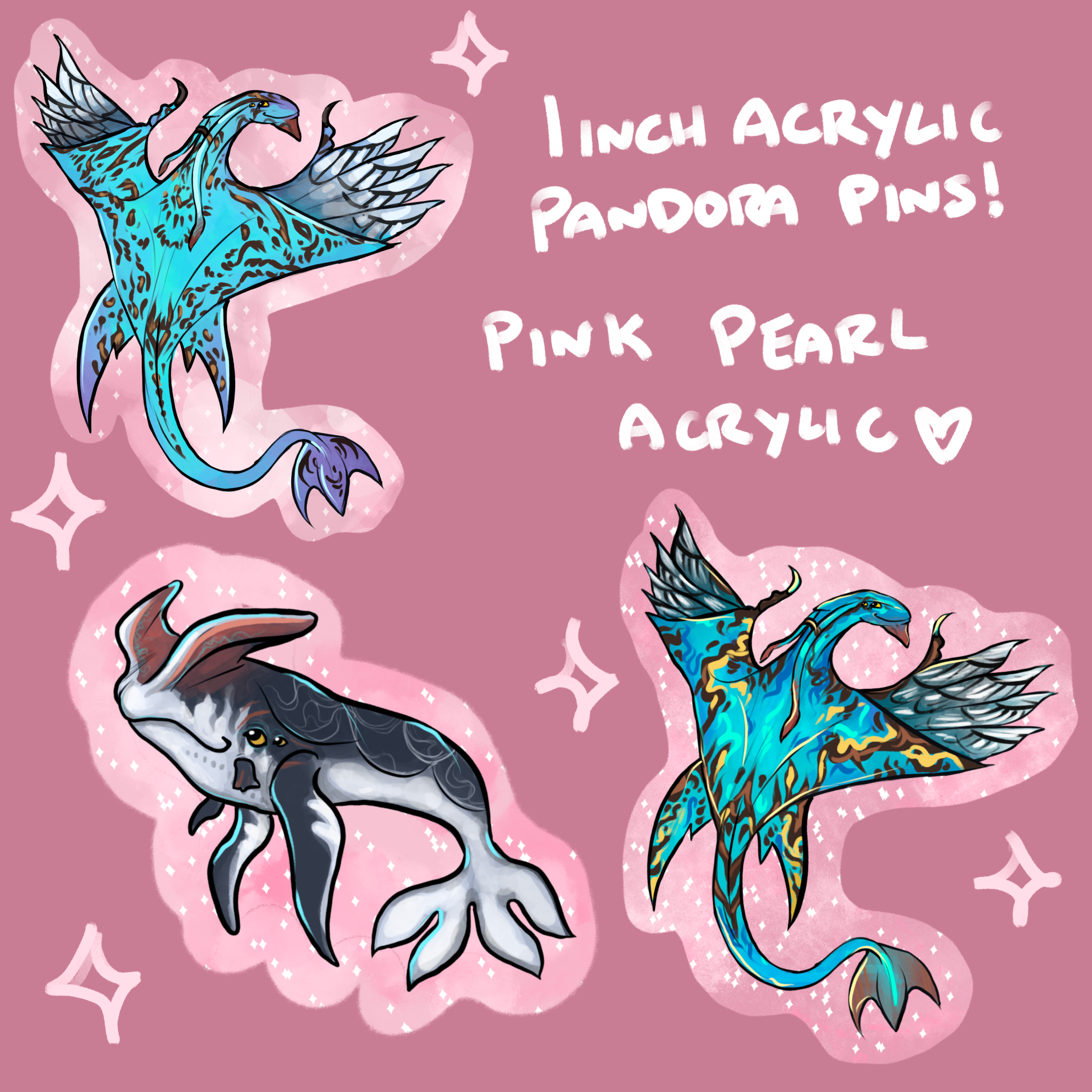 PANDORA FAUNA PINS