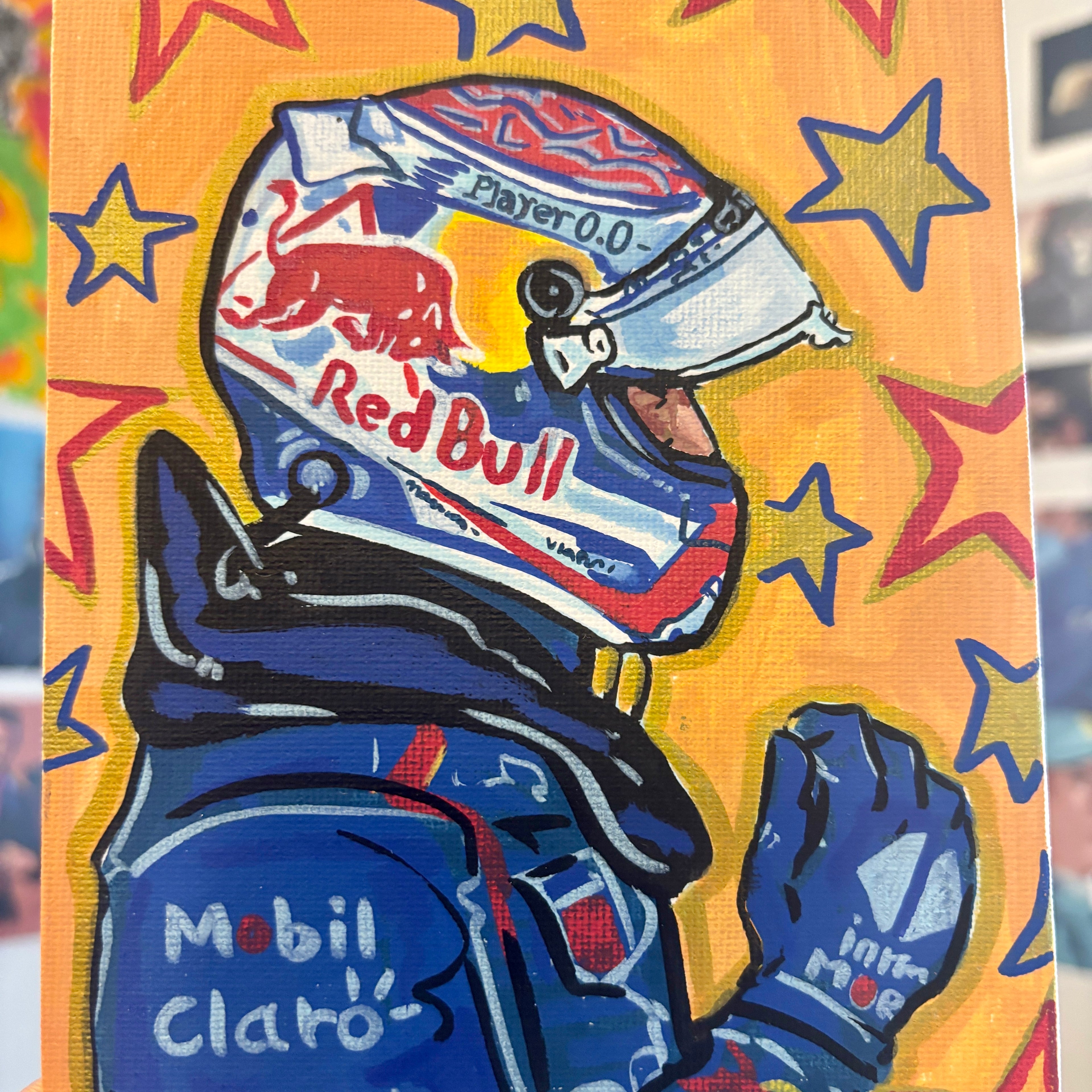 MAX VERSTAPPEN ORIGINAL PAINTING