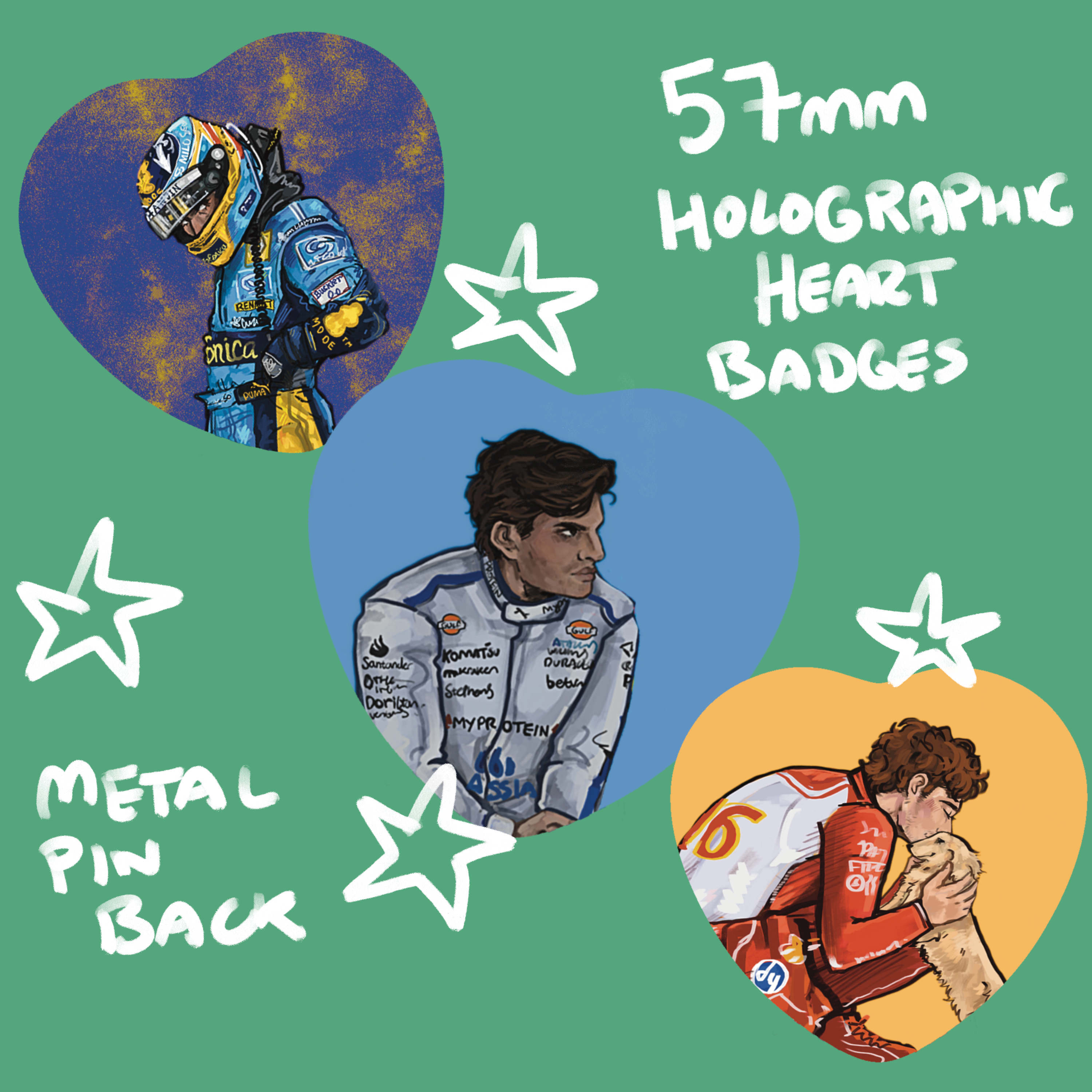 F1 BADGES
