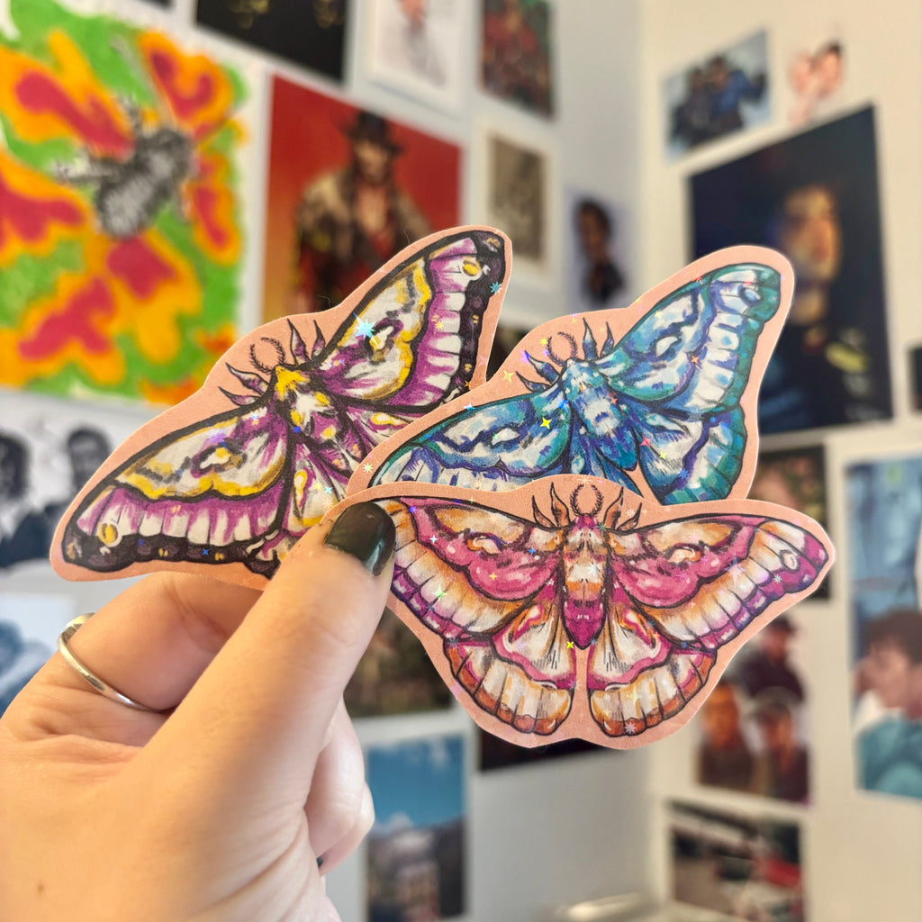 PRIDE MOTH STICKERS