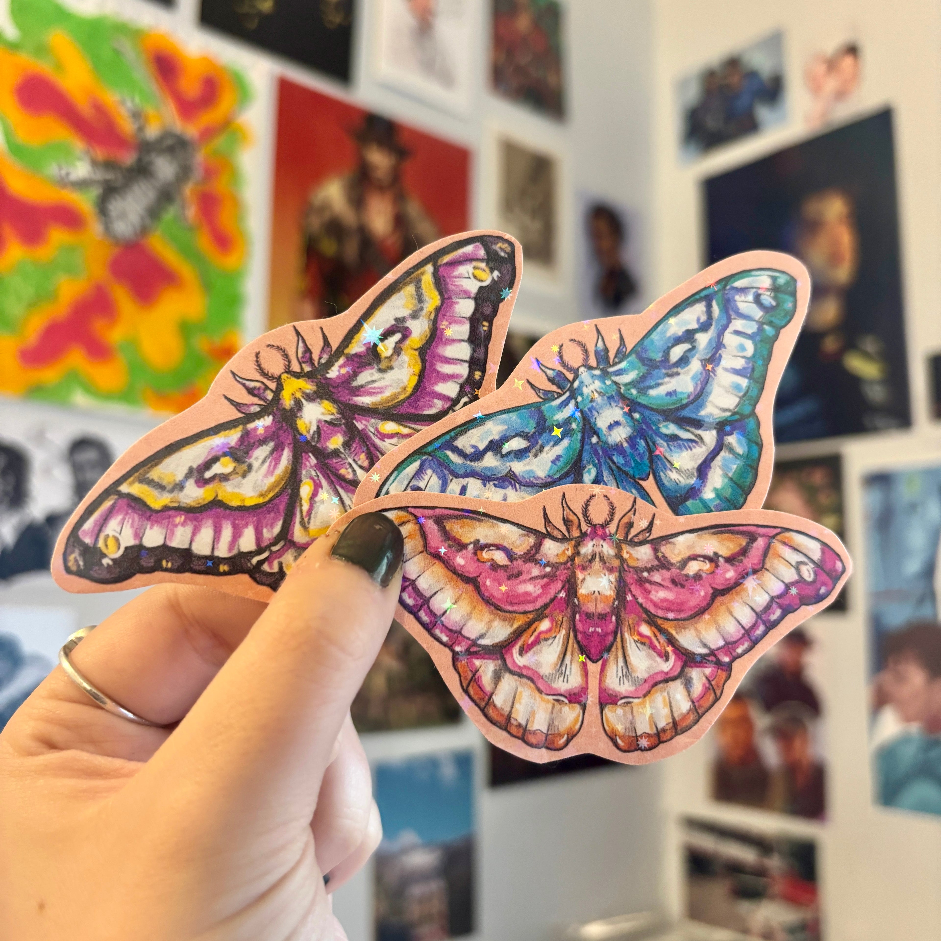 PRIDE MOTH STICKERS