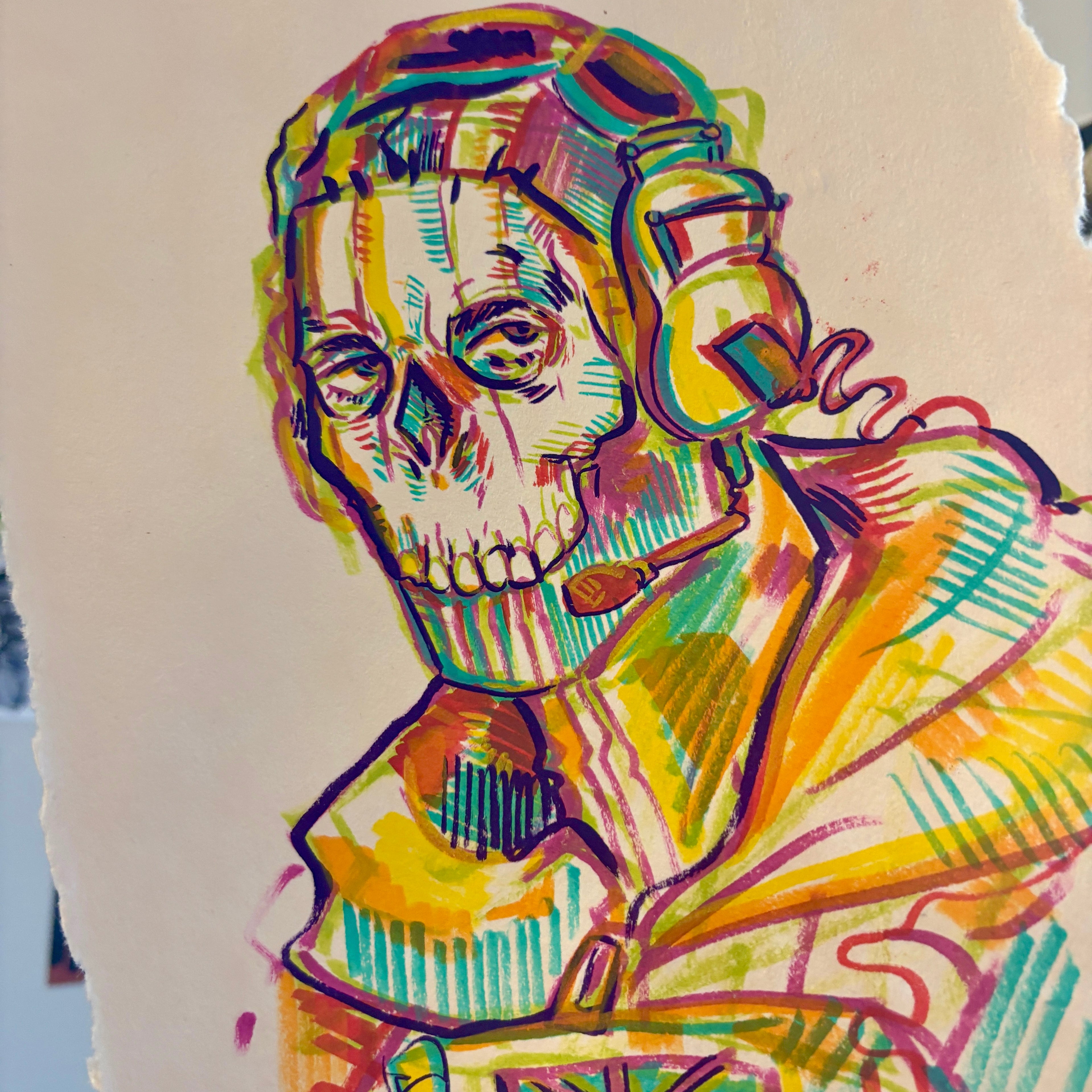 GHOST ORIGINAL PAINTING