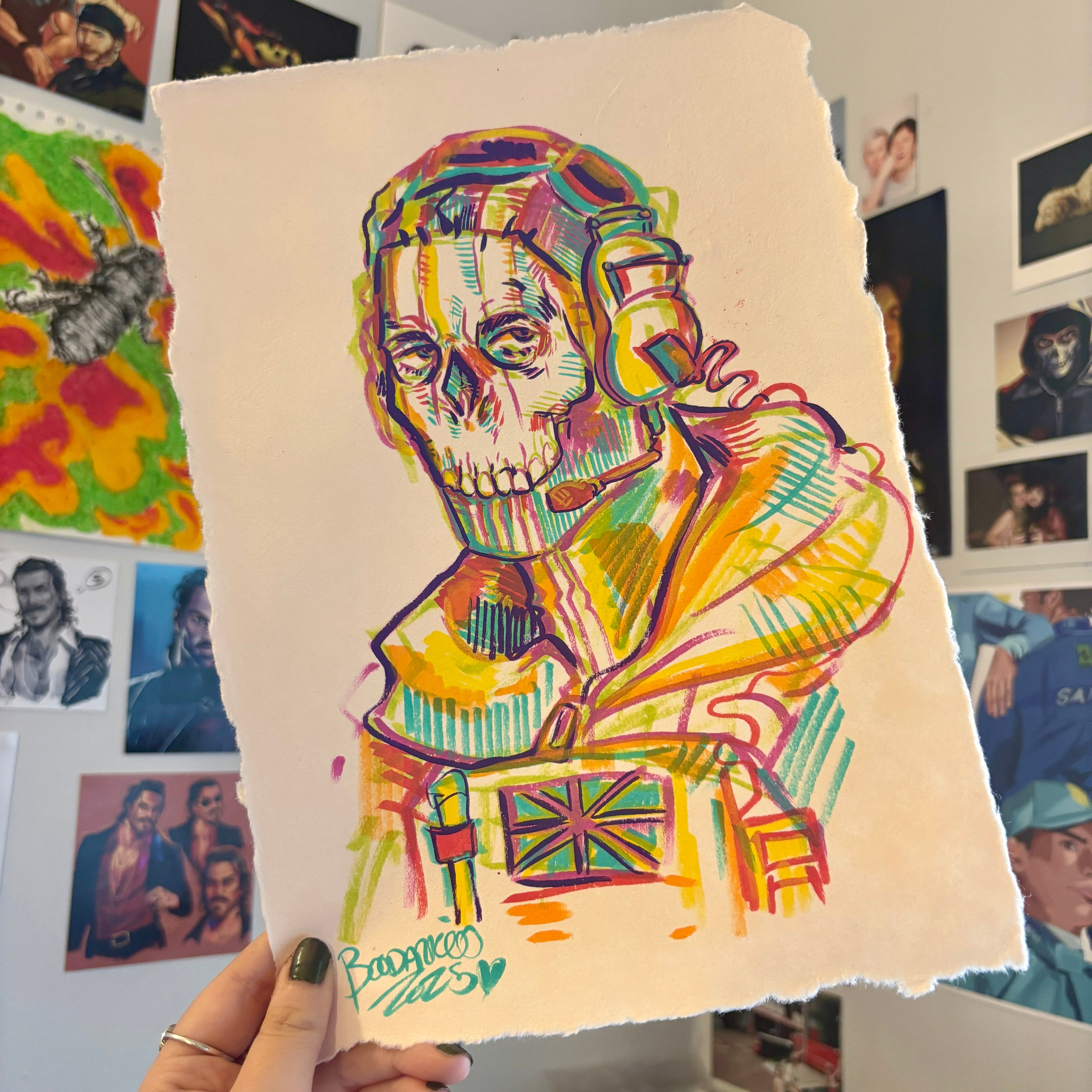 GHOST ORIGINAL PAINTING