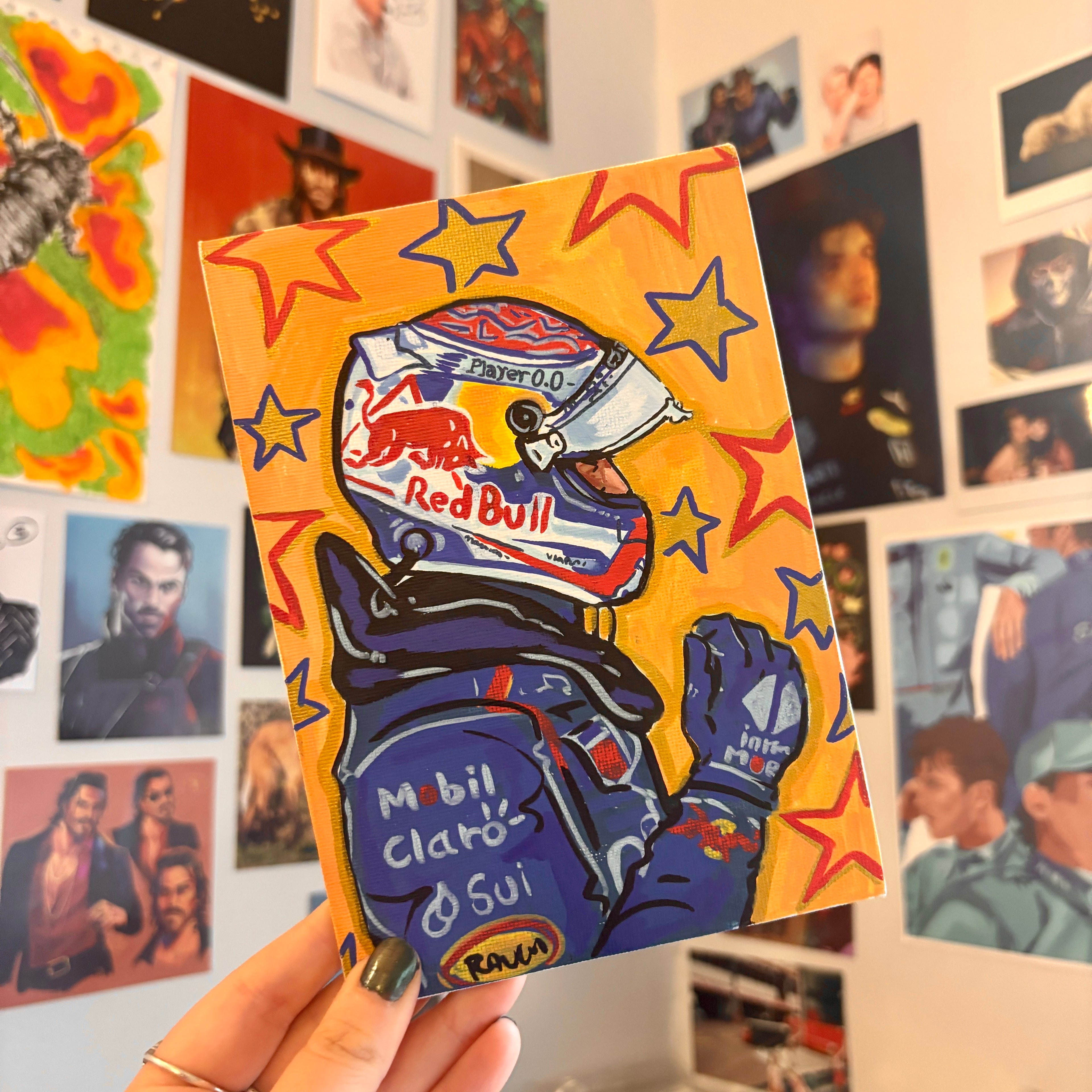 MAX VERSTAPPEN ORIGINAL PAINTING