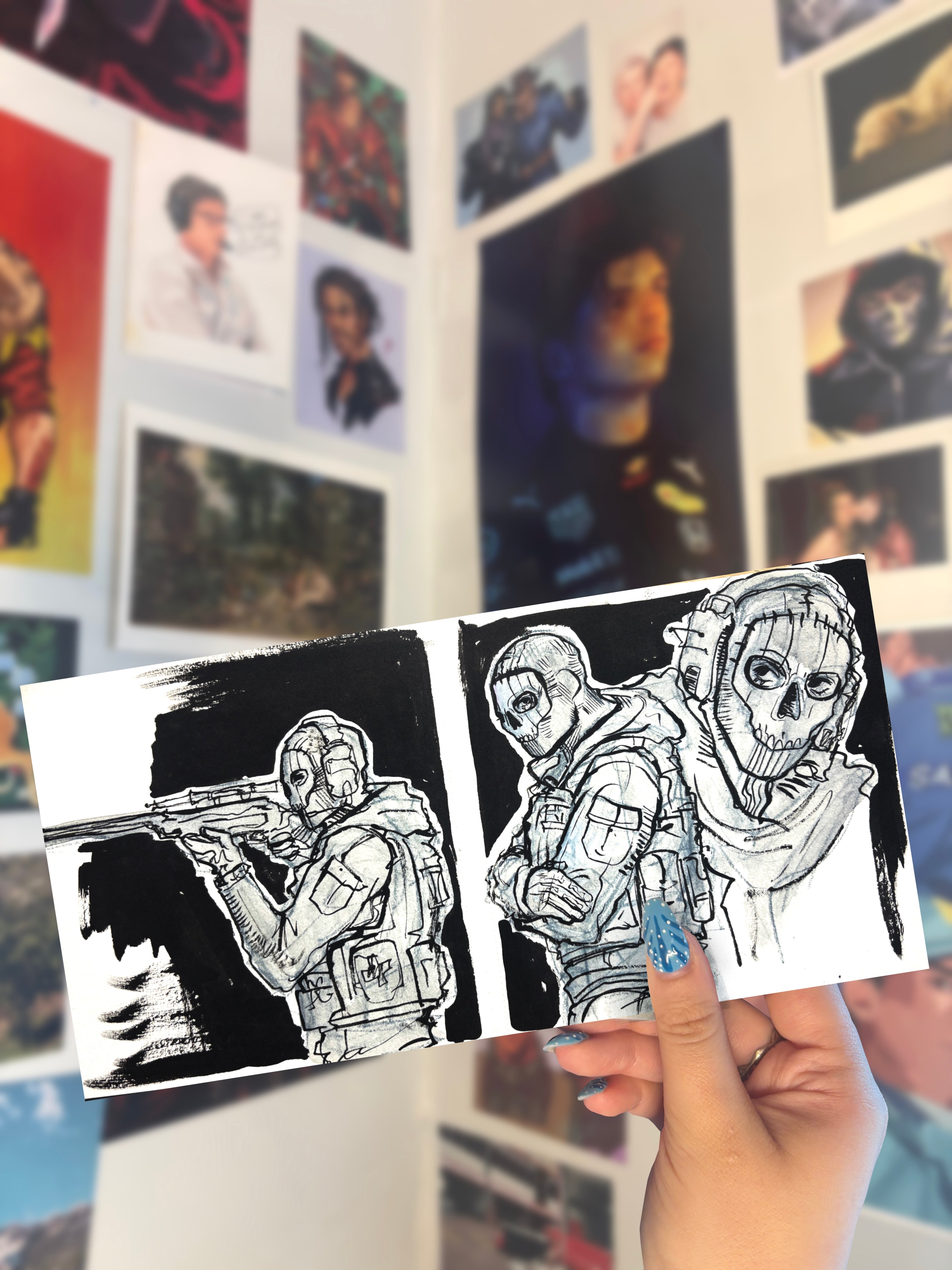 GHOST SKETCH PRINT A