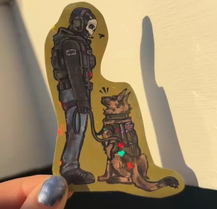 GHOST N RILEY STICKER