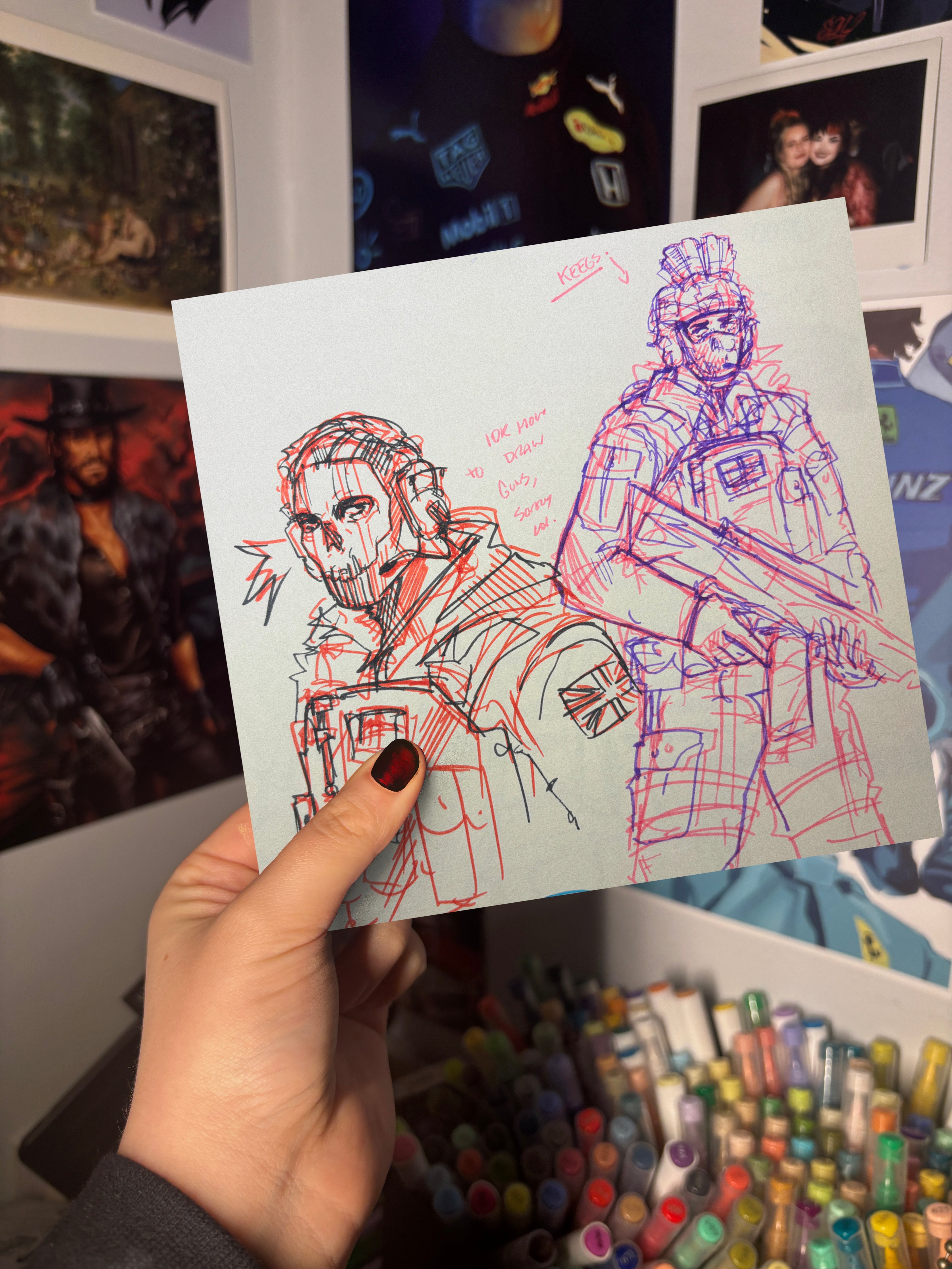 GHOST AND KEEGAN ART PRINT