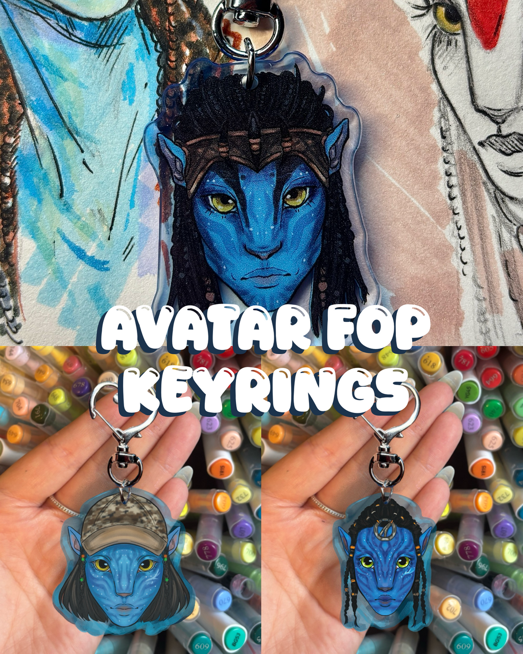 FRONTIERS OF PANDORA KEYRINGS