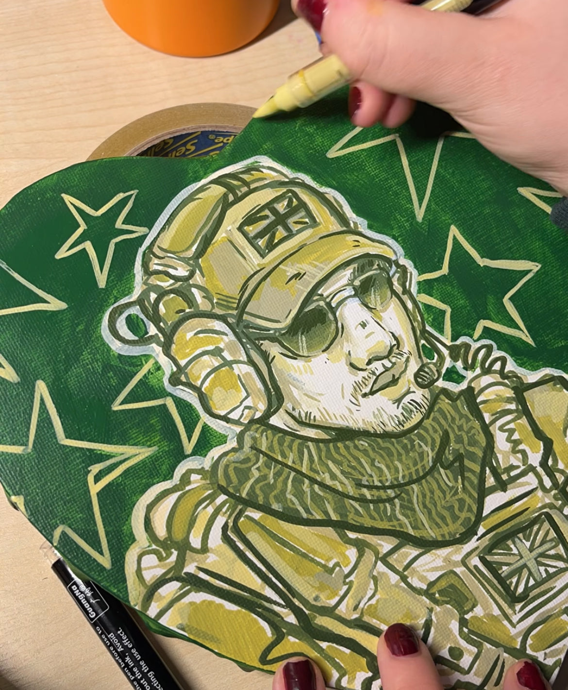 HEART SHAPED PAINTING COMMISSIONS