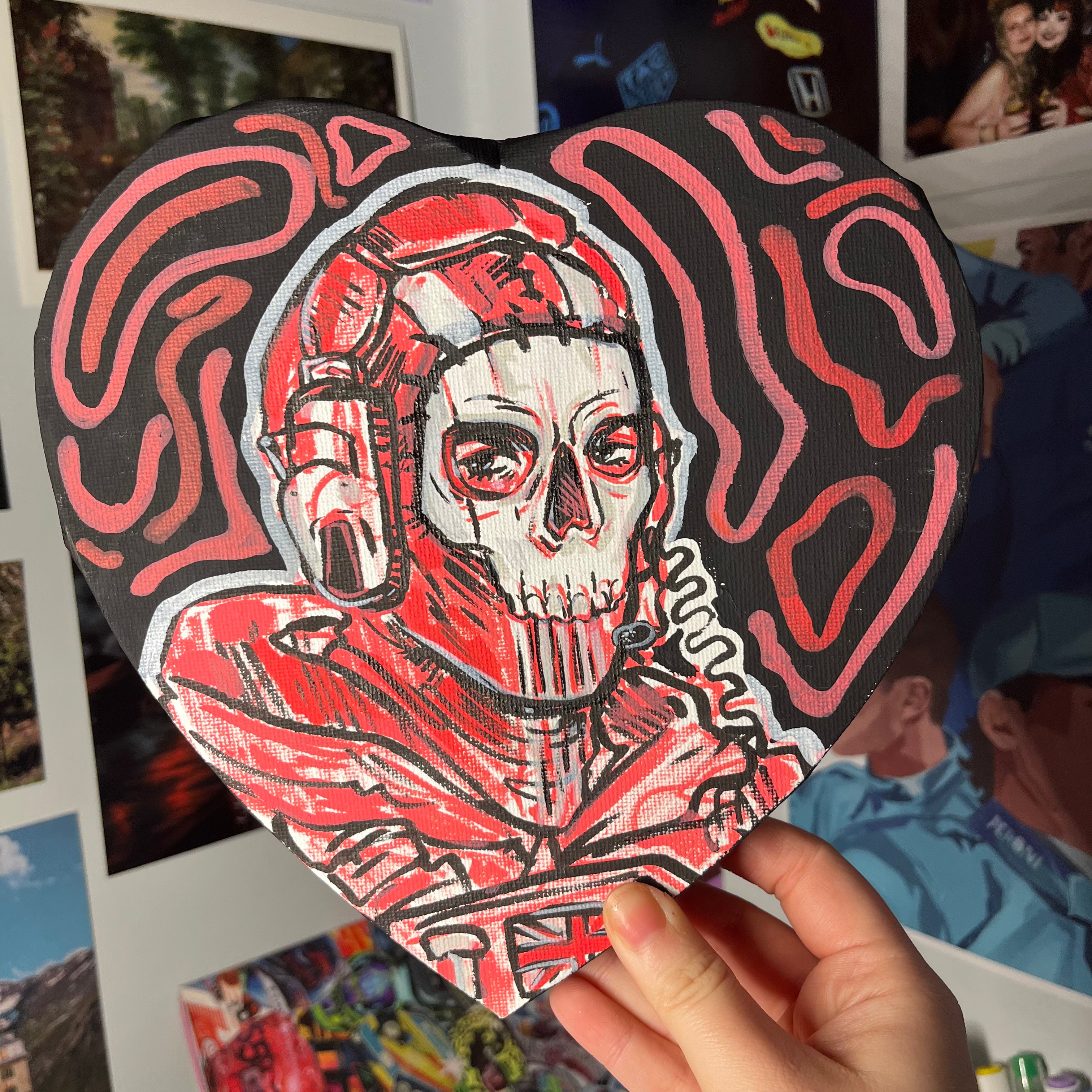 GHOST HEART PAINTING