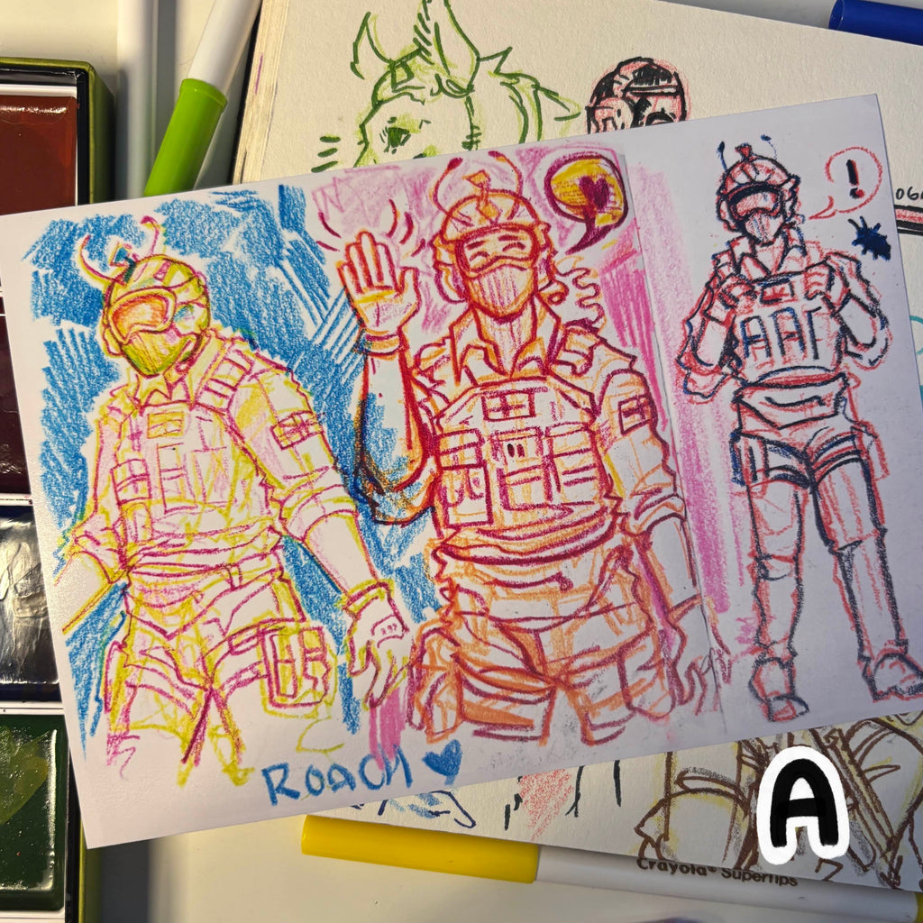 COD SKETCHBOOK ART PRINTS