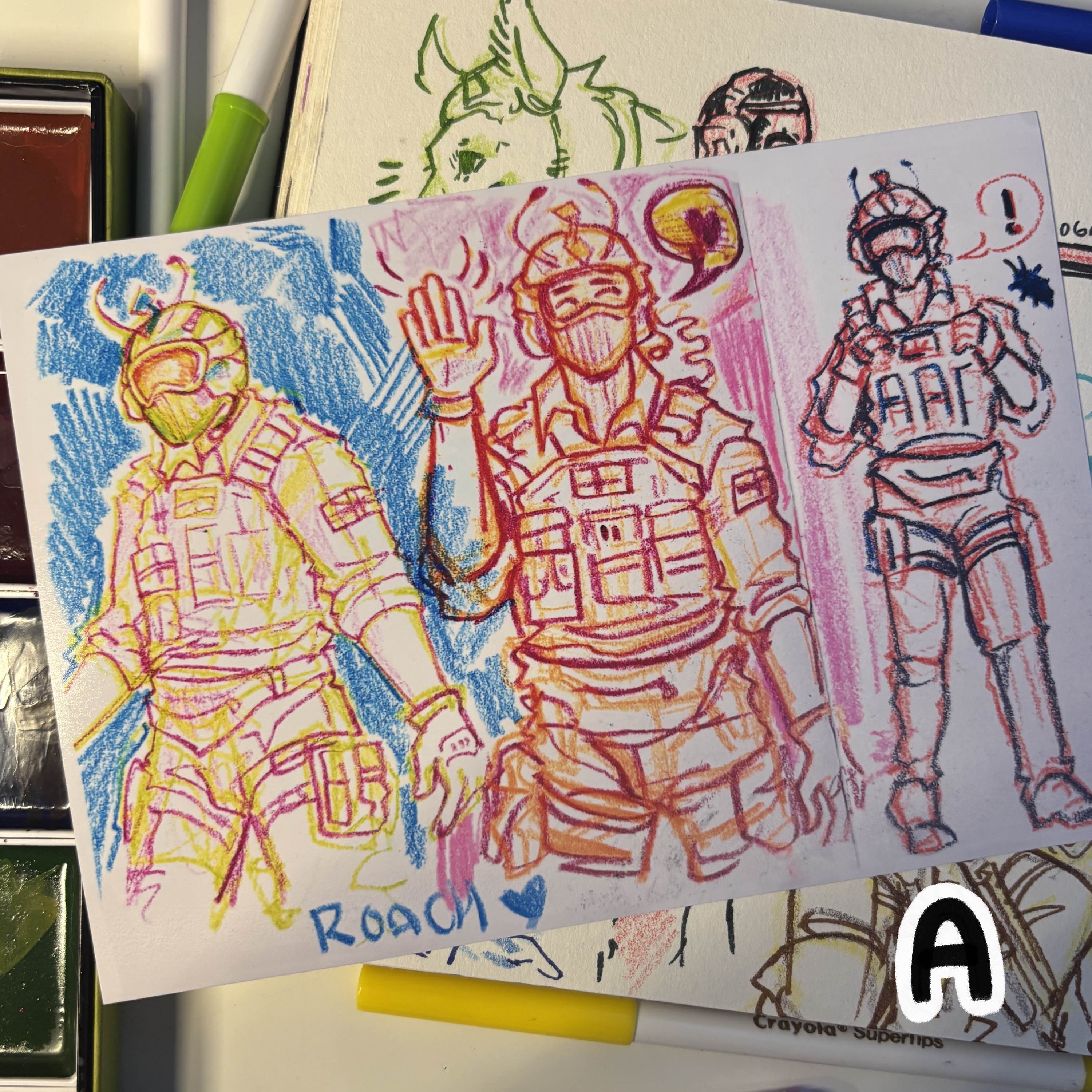 COD SKETCHBOOK ART PRINTS