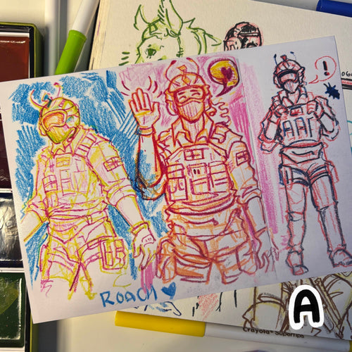 COD SKETCHBOOK ART PRINTS