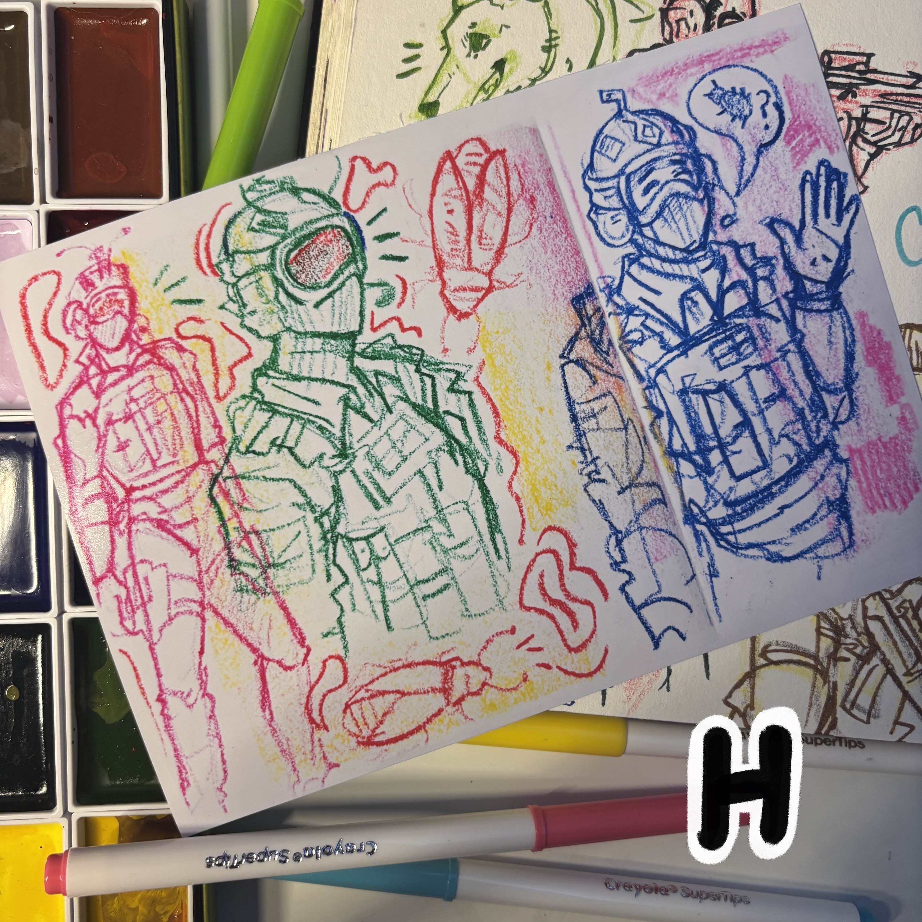 COD SKETCHBOOK ART PRINTS