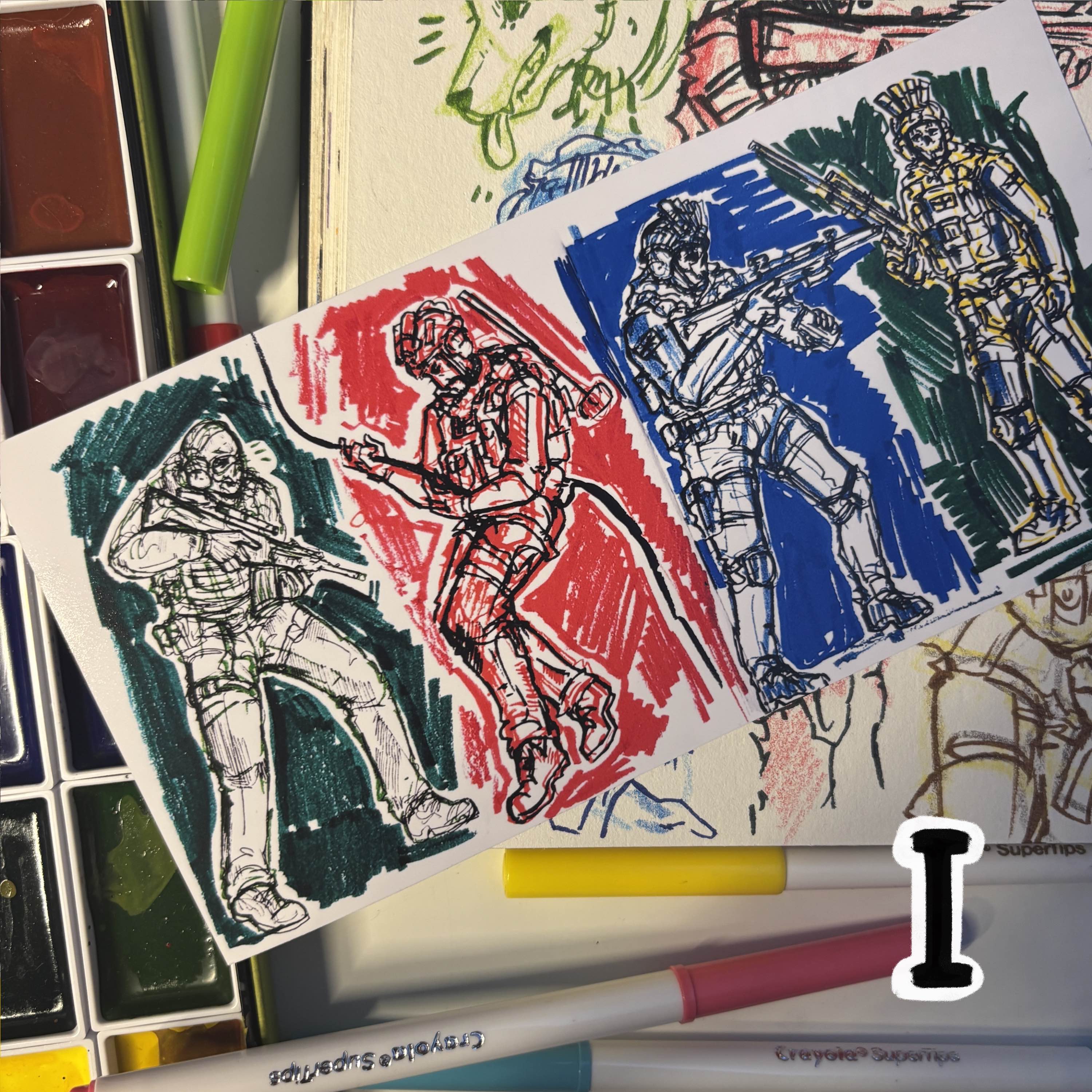 COD SKETCHBOOK ART PRINTS