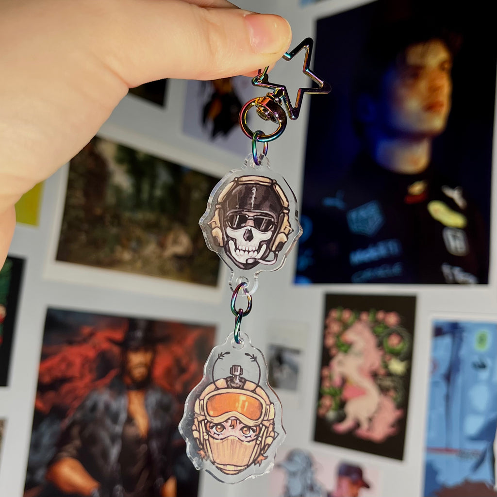 GHOSTROACH KEYRING