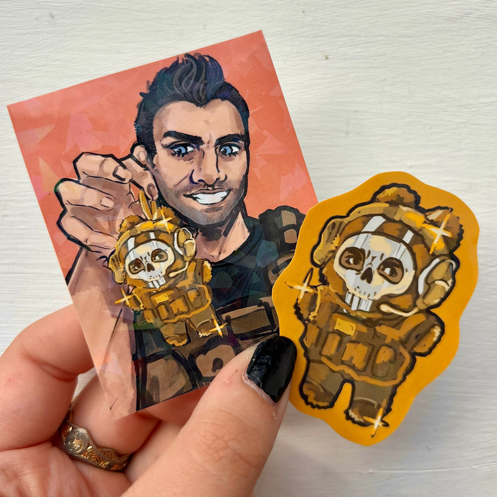 GHOAP LABUBU STICKERS