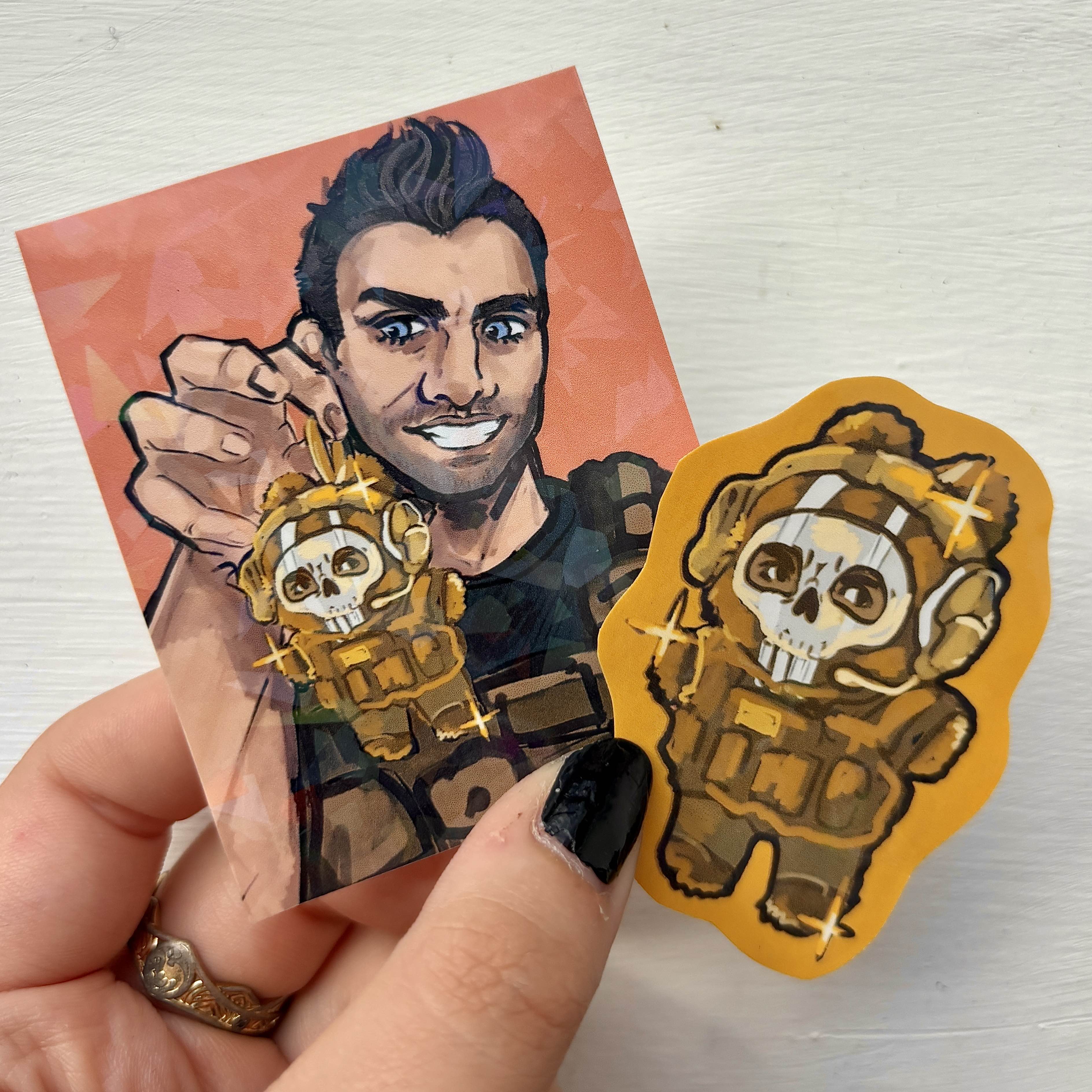 GHOAP LABUBU STICKERS