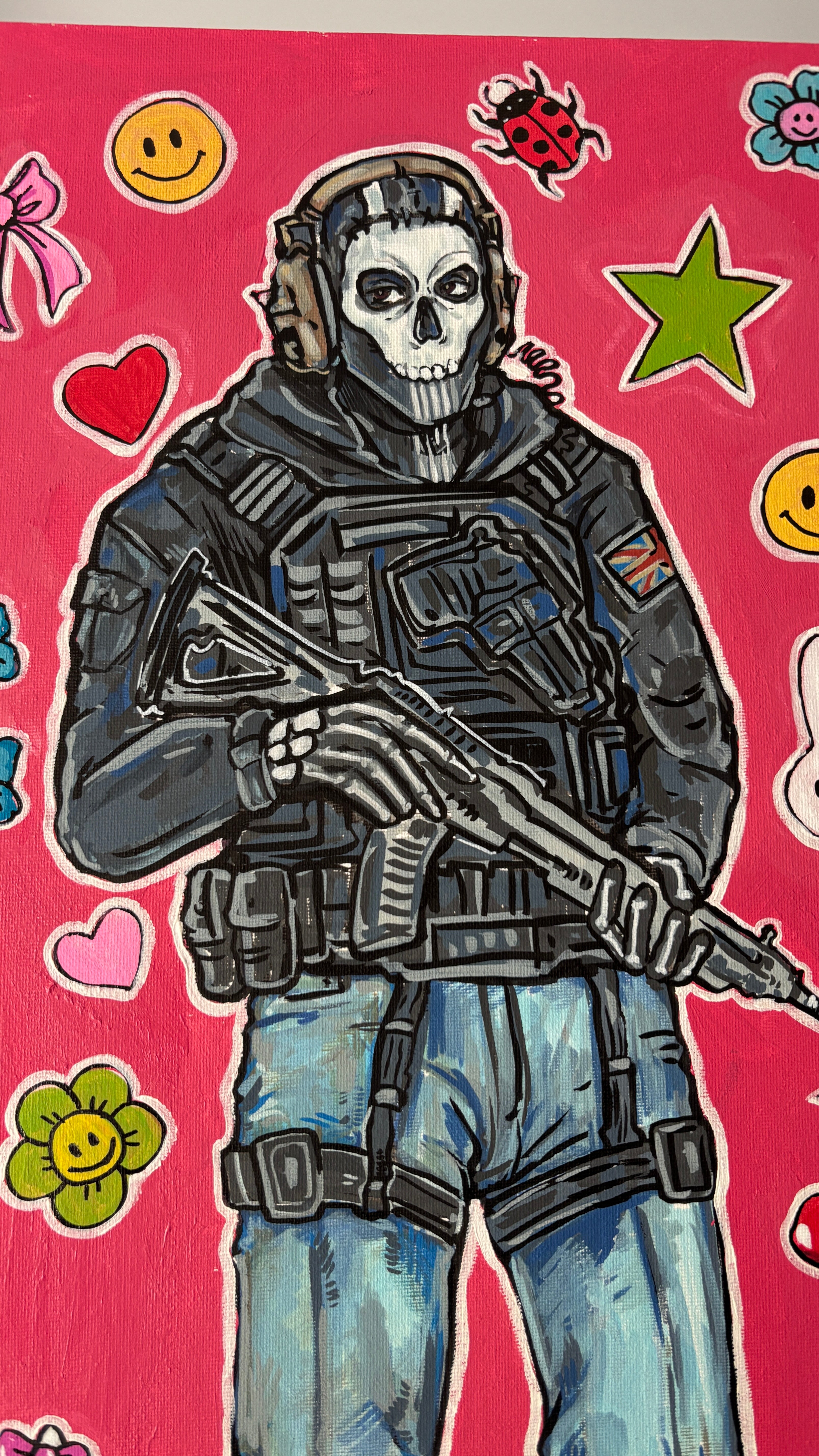 GIRLYPOP GHOST PAINTING