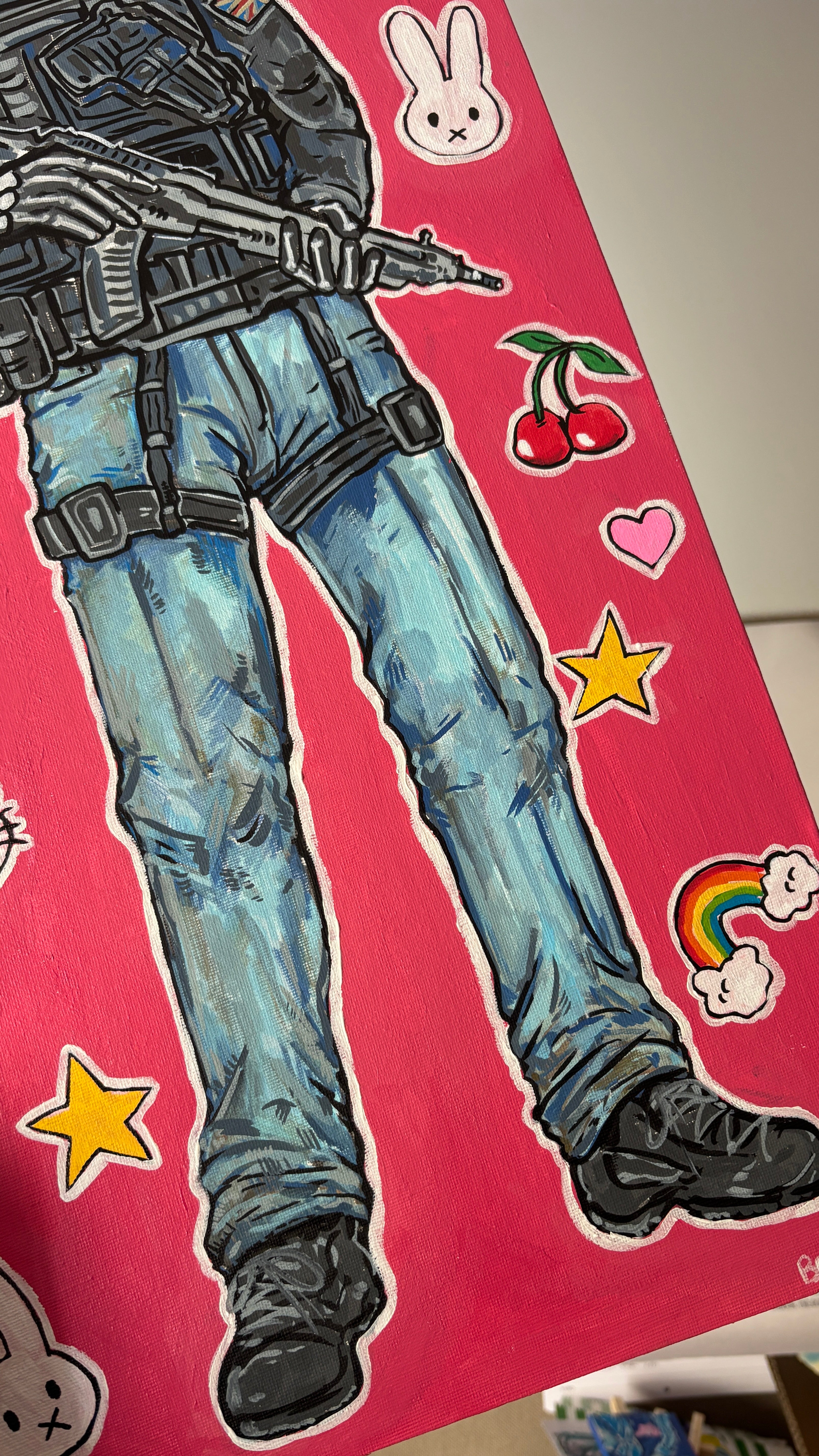GIRLYPOP GHOST PAINTING