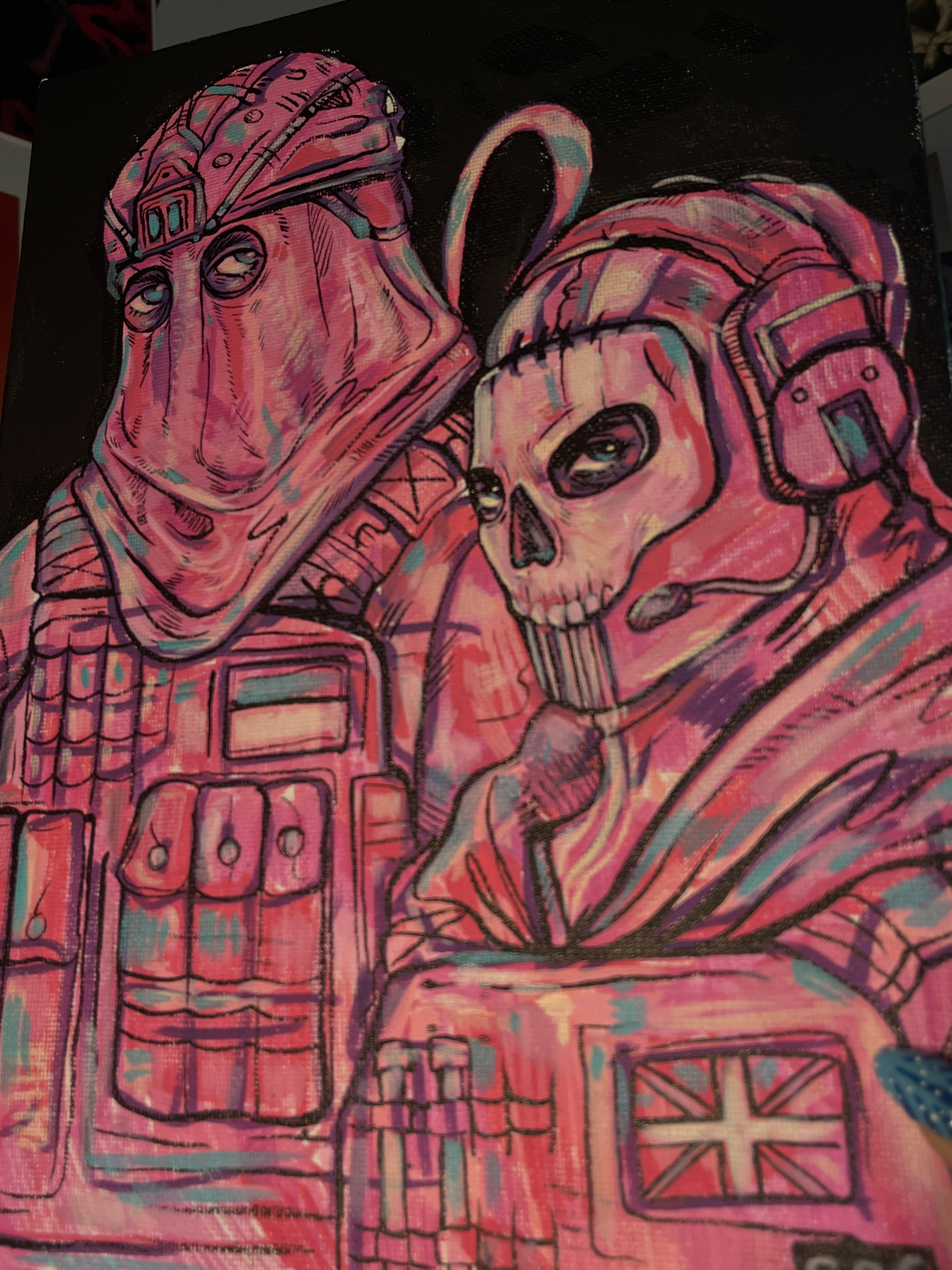 GHOST AND KÖNIG PAINTING
