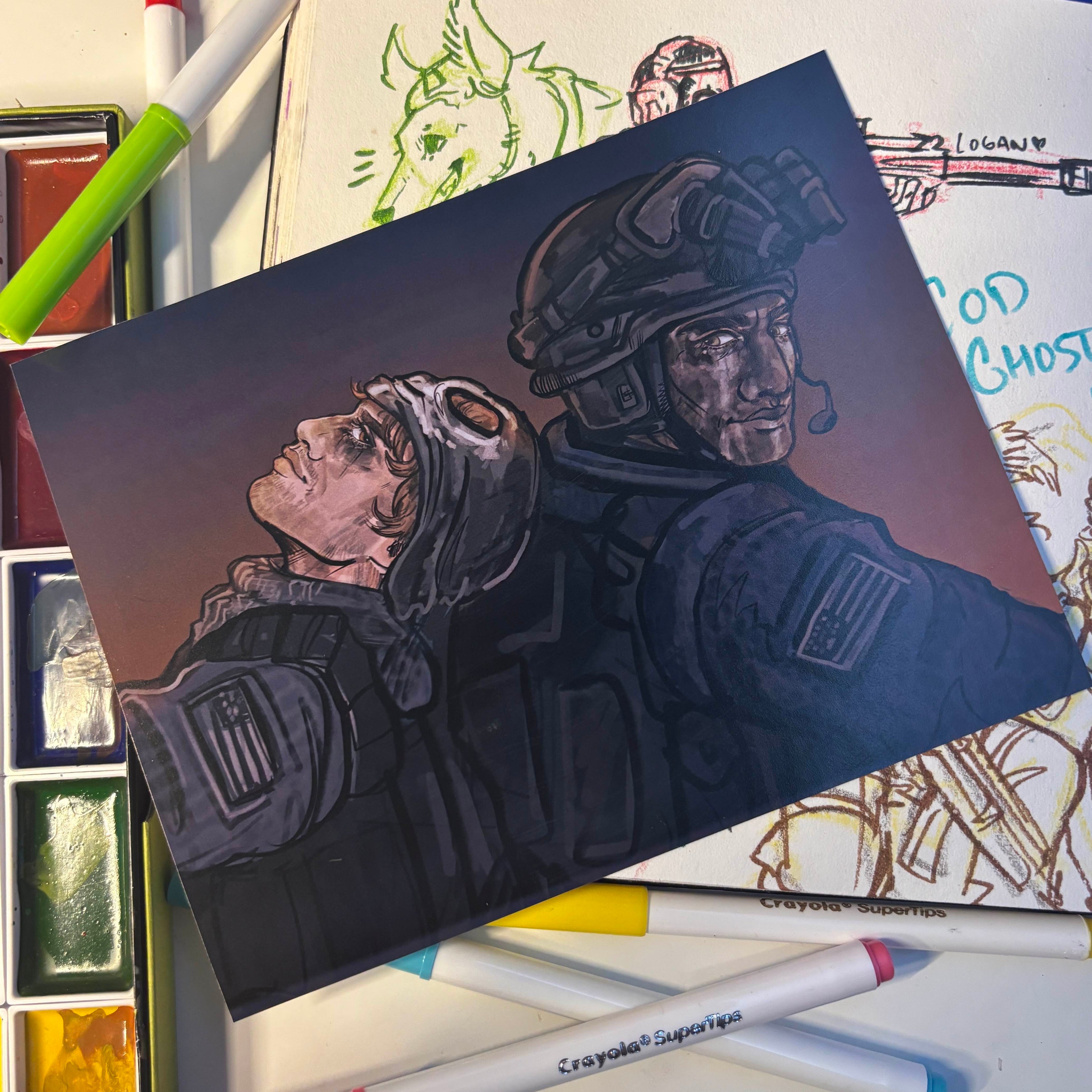 WALKER BROTHERS ART PRINT