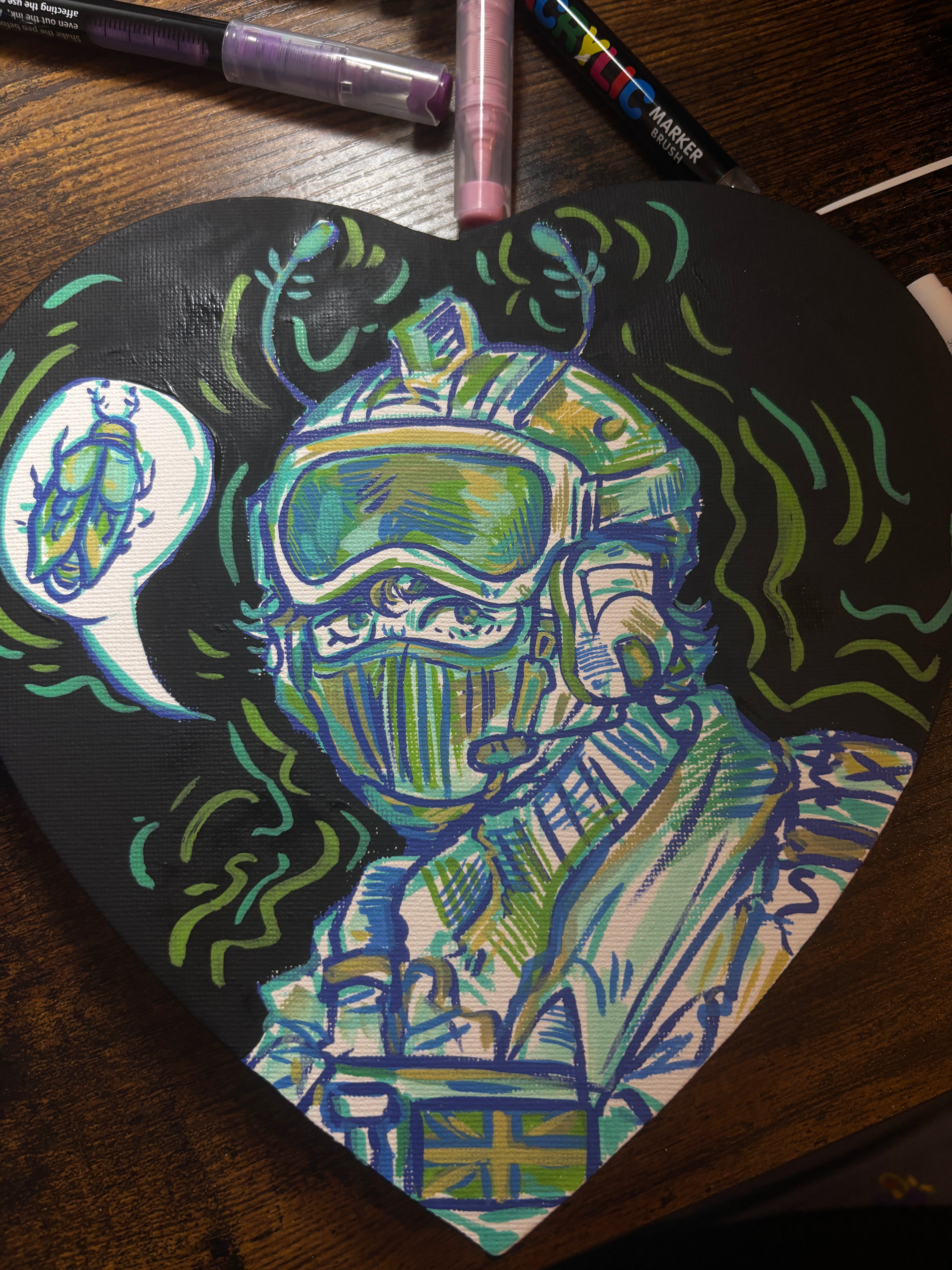 HEART SHAPED PAINTING COMMISSIONS