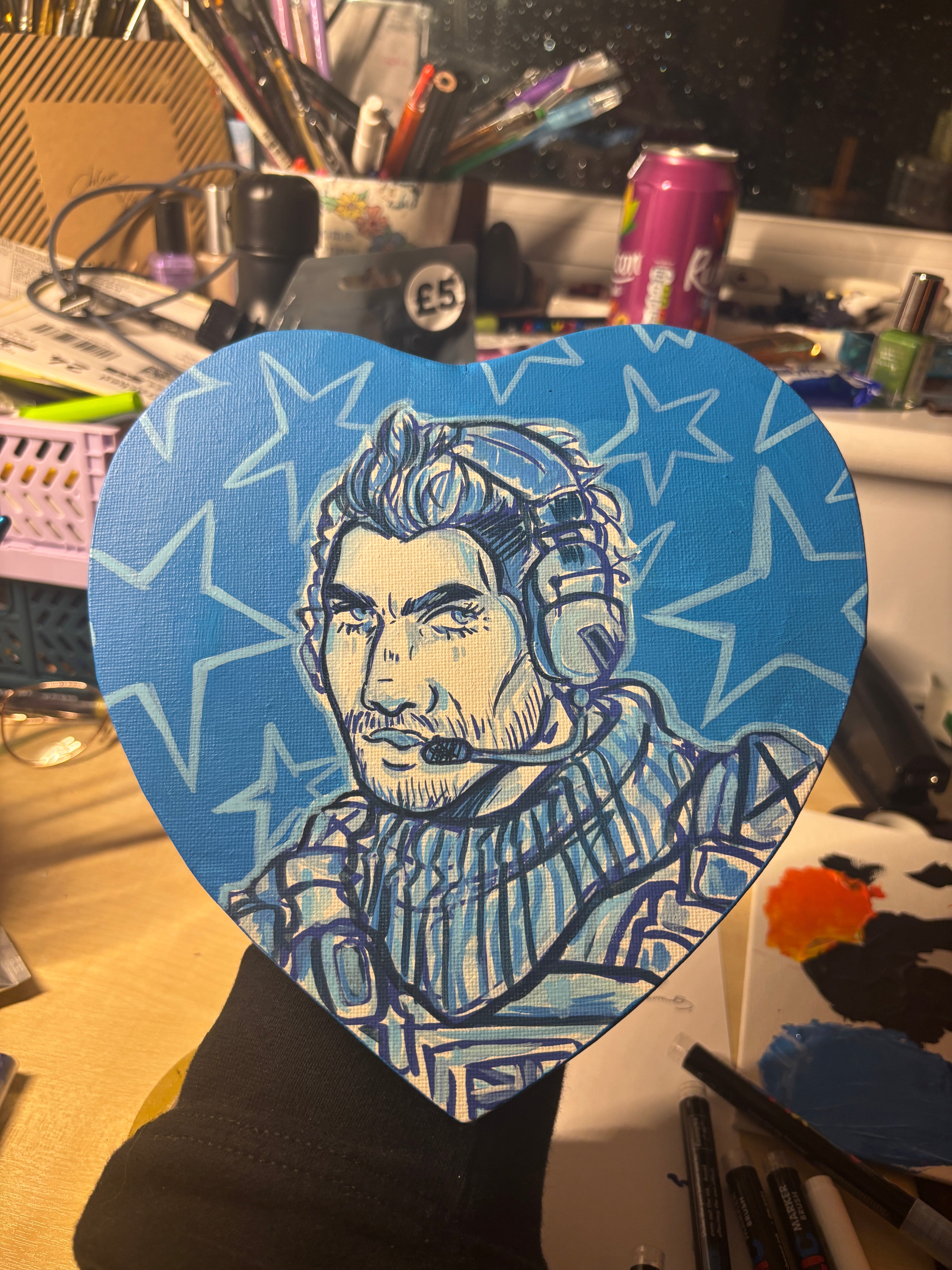 HEART SHAPED PAINTING COMMISSIONS