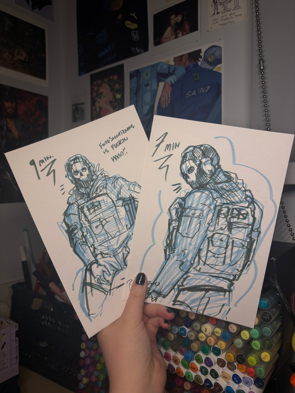 GHOST MARKER SKETCHES A5