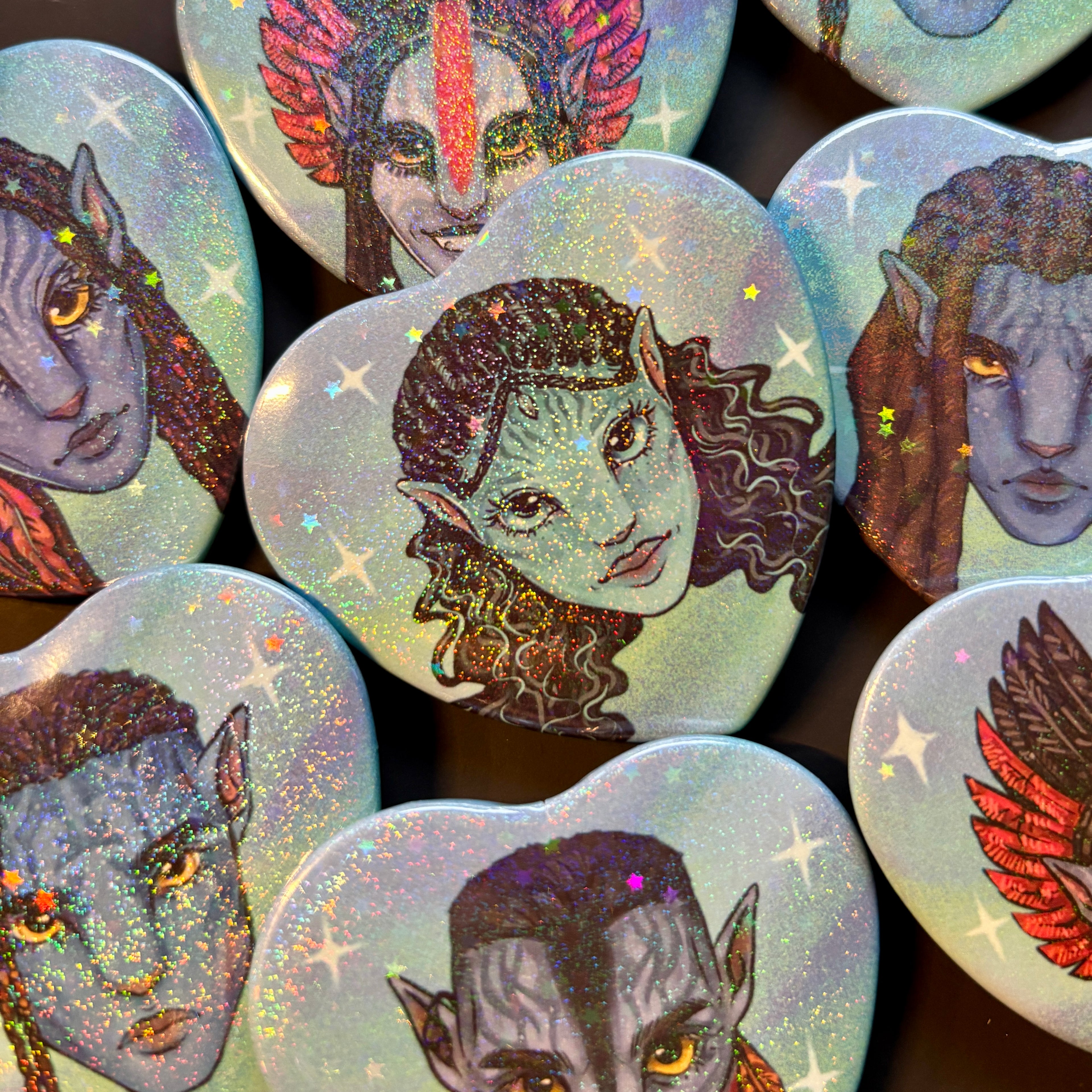 AVATAR HEART BADGES