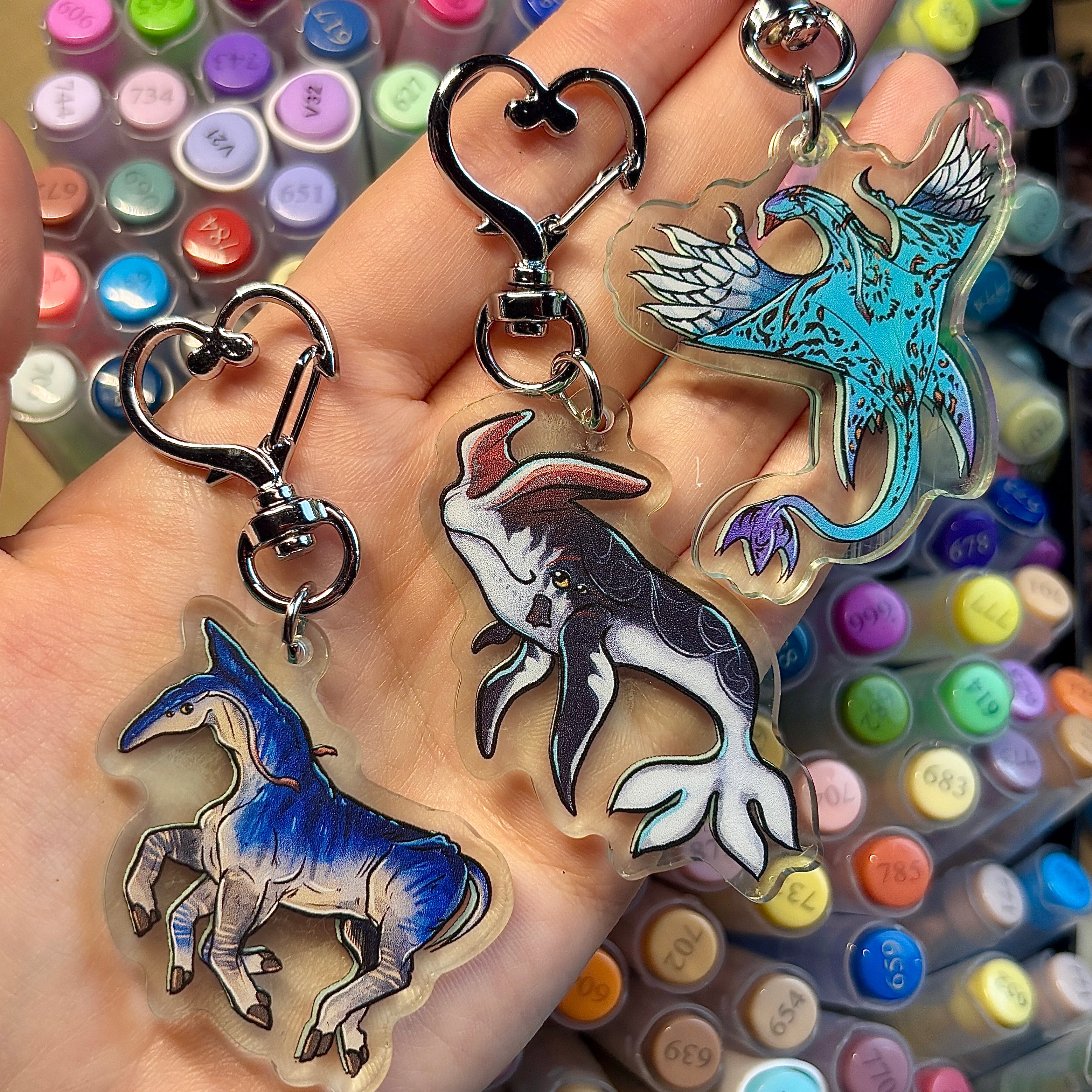 PANDORA FAUNA KEYRINGS