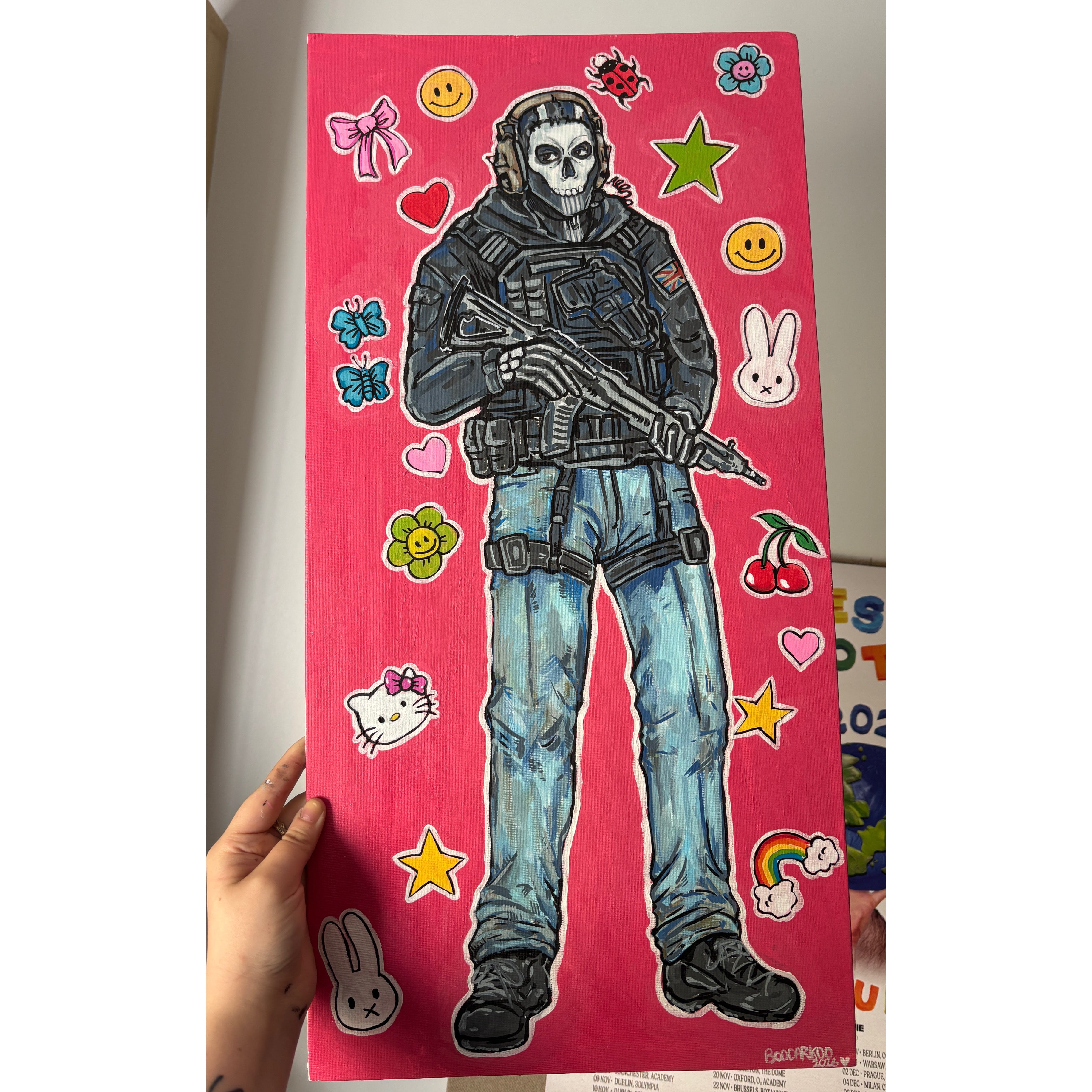 GIRLYPOP GHOST PAINTING